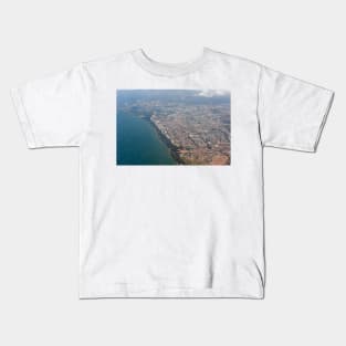 Aerial view Singapore Kids T-Shirt